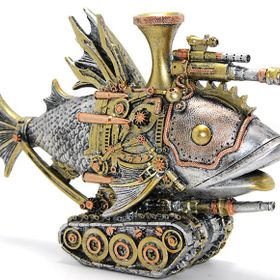 Sobepy ALK2453 Steampunk Polyester Tasarım Balık Figürü