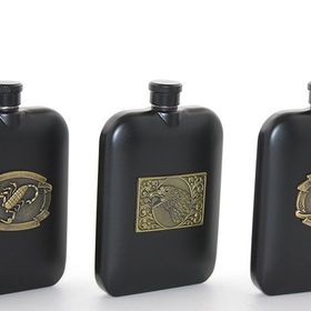 Sobepy ALK2666 Paslanmaz Çelik Kabartmalı 6 Oz Matara