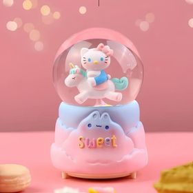 Sobepy ALK3041 Hello Kitty Işıklı Müzikli Orta Boy Kar Küresi