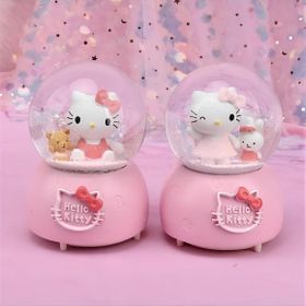 Sobepy ALK3117 Hello Kitty Işıklı Müzikli Orta Boy Kar Küresi
