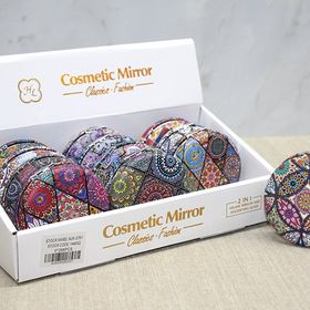 Sobepy ALK3751 Kalın Taşlı Yuvarlak El Aynası