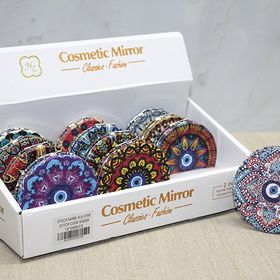 Sobepy ALK3758 Yuvarlak İnce Taşlı El Aynası