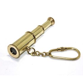 Sobepy KSK2107 Pirinç Dürbün Tasarımı Anahtarlık