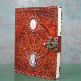 Sobepy KSK3145 Taşlı Deri Defter