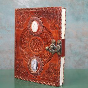 Sobepy KSK3151 Taşlı Deri Defter