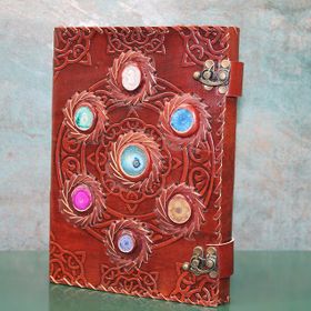 Sobepy KSK3156 Taşlı Deri Defter