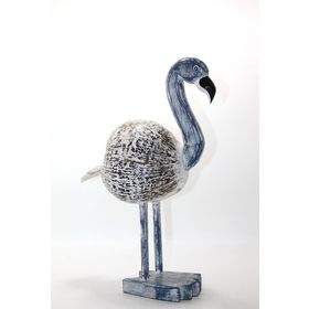 Sobepy Lingga Yoni 6 Ahşap Flamingo Figürü