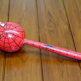 Sobepy Polos 24 Ahşap Kedili Spiderman Marakas