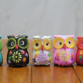 Sobepy Polos 6 Ahşap 5’li Baykuş Seti