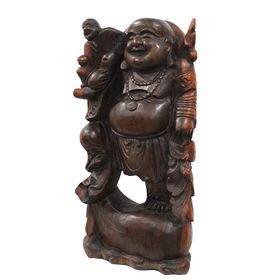 Sobepy ST00032 Ayakta Ahşap 80 cm Buda Figürü