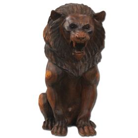 Sobepy ST00040 80 cm Ahşap Aslan Figürü