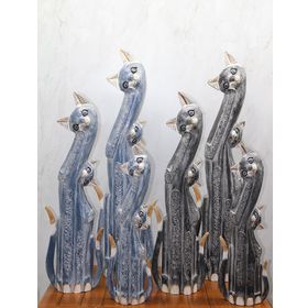 Sobepy Trendy 3 Ahşap 1 mt 3’lü Kedi Seti
