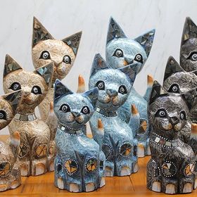 Sobepy Trendy 4 Ahşap 3’lü 40 cm Kedi Seti