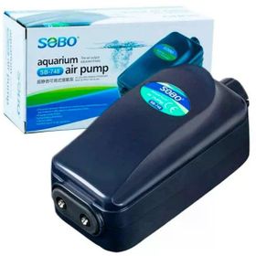 Sobo 2 Çıkışlı SB-748 8W 3.5 Lt/min Akvaryum Hava Motoru