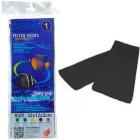 Sobo 32x12x2 Siyah Akvaryum Filtre Süngeri