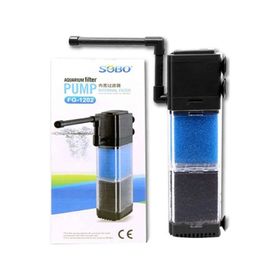 Sobo FB-1202 12 W 880 lt Saat Akvaryum İç Filtre