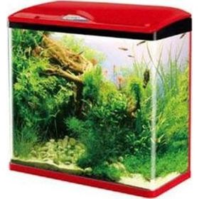 Sobo Kırmızı 39x19x44 cm Komple Akvaryum