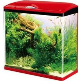Sobo Kırmızı 39x19x44 cm Komple Akvaryum