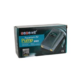 Sobo SB-348 2x4 Lt/d 5 W Akvaryum için Çift Çıkışlı Hava Motoru