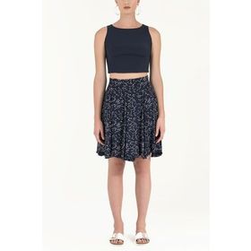 Societa 80996 Lacivert Kadın Etek