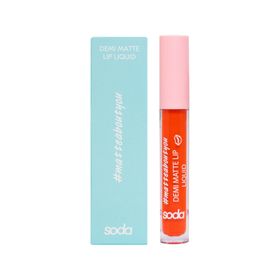 Soda 004 3.5 ml Demi Matte Likit Ruj
