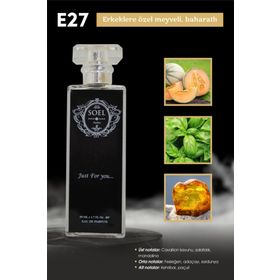Soel Parfüm E27 Poblue EDP 50 ml Erkek Parfümü