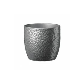 Soendgen Boston 21 cm Parlak Gümüş Saksı