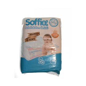 Soffio 60x90 cm 10'lu Bebek Bakım Örtüsü