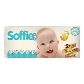 Soffio No:2 Mini 42 Adet Bebek Bezi