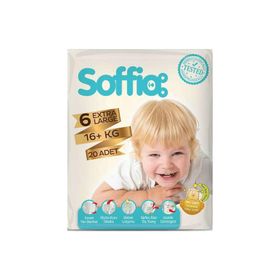 Soffio No:6 XLarge 20 Adet Bebek Bezi