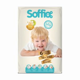 Soffio No:6 XLarge 7 Adet Bebek Bezi