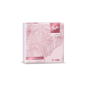 Sofia 33x33 cm 30 Adet Kumaş Dokulu Lüks Pembe Peçete