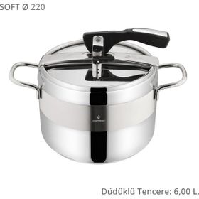 Sofram Soft 6 L Klasik Gümüş Düdüklü Tencere