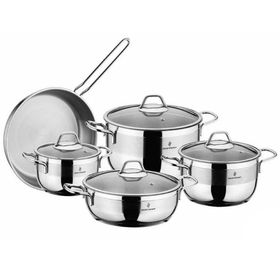 Sofram Soft 9 Parça Gümüş Tencere Seti