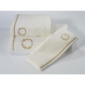 Soft Cotton Şehzade 50x100 cm Ekru Havlu