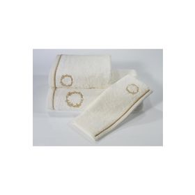 Soft Cotton Şehzade 50x100 cm Ekru Havlu