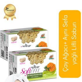 Softem 130 gr Çay Ağacı Aynı Sefa Yağlı Kabak Lifli Sabun