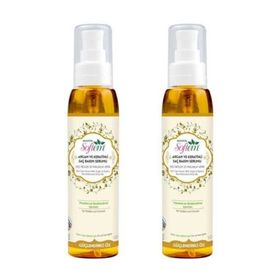 Softem 2x125 ml Doğal Argan ve Keratinli Saç Bakım Serumu