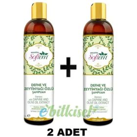 Softem Defne ve Zeytinyağı Özlü 2x400 ml Bitkisel Şampuan
