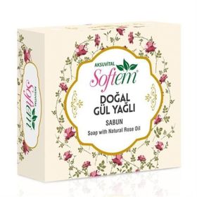 Softem Doğal Gül Yağlı 130 gr Sabun