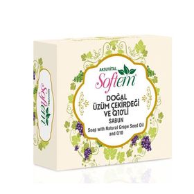 Softem Sft Doğal Üzüm &Q10 130 gr Sabun