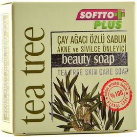Softto 100 gr Plus Çay Ağacı Akne Sivilce Sabunu