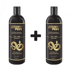Softto 2x400 ml Plus Yılan Yağlı Şampuan