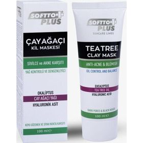 Softto Plus 100 ml Çay Ağacı Kil Maskesi