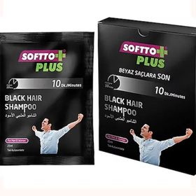 Softto Plus 25 ml Black Hair Shampoo Beyaz Kapatıcı Şampuan