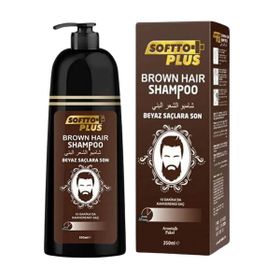 Softto Plus 350 ml Beyaz Saçlarda Etkili Kapatıcı Koyu Kahve Şampuan