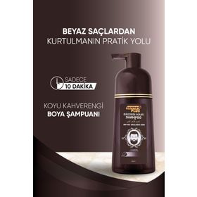 Softto Plus 350 ml Beyaz Saçlarda Etkili Kapatıcı Koyu Kahve Şampuan