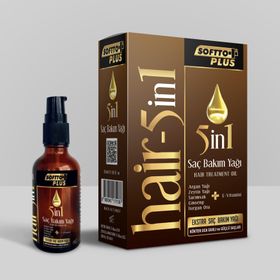 Softto Plus 50 ml 5 in 1 Saç Bakım Yağı