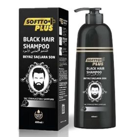 Softto Plus Beyaz Saçlar İçin 350 ml Siyah Şampuan