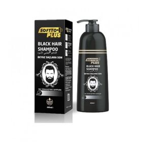 Softto Plus Beyaz Saçlar İçin 4x350 ml Siyah Şampuan